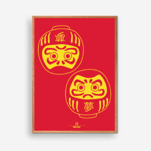 Daruma Rød